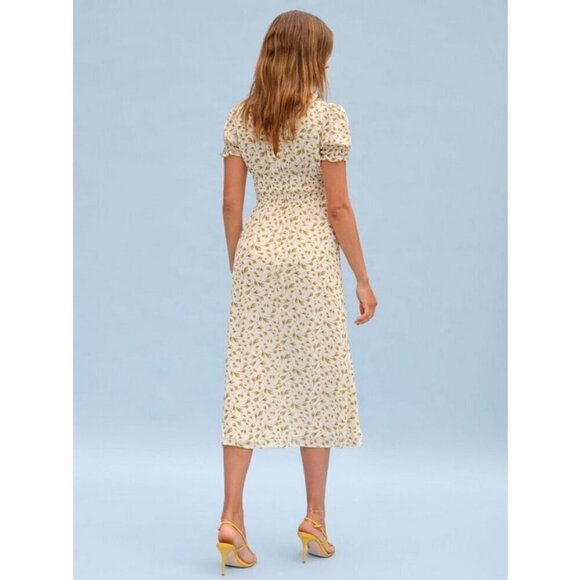 💕REFORMATION💕 Selby Dress ~ Blanche Floral Print 8 NWT - Picture 7 of 16